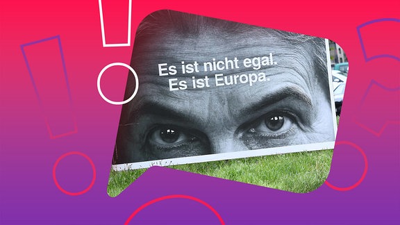 FDP-Wahlplakat zur Europawahl