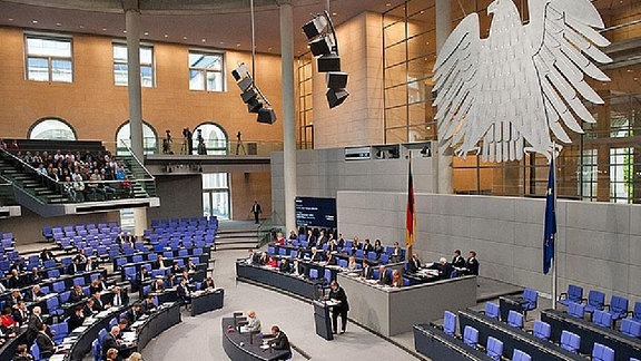 Der Bundestag in Berlin