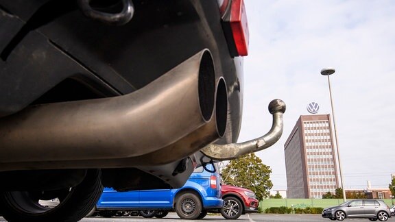 Diesel vor VW-Konzernzentrale in Wolfsburg