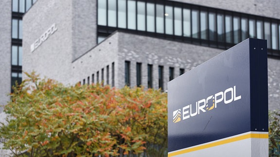 Das Hauptquartier von Europol in Den Haag in den Niederlanden